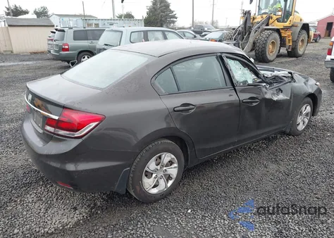 2013 Honda Civic Lx из США, поврежденный, VIN 2HGFB2F51DH504787